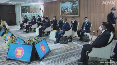 【ASEAN】特使をミャンマー派遣で対話仲介へ 議長声明を発表