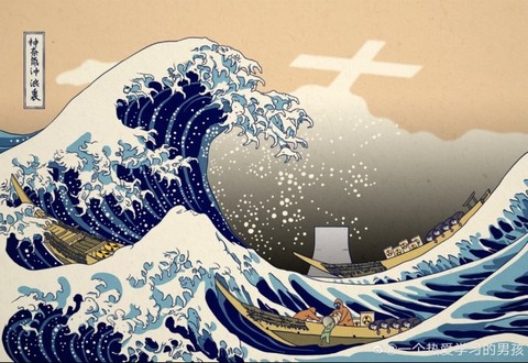 【大朝鮮】中国報道官、浮世絵で福島原発処理水皮肉る投稿を日本の抗議受け「固定ツイート」に