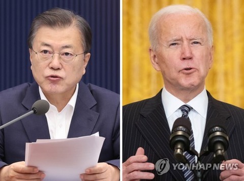 【韓国】文大統領　２２日にバイデン氏と初の対面会談 青瓦台高官「現在調整中」