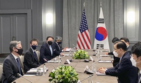【オマケで参加/韓国チョン外相】ブリンケン米国務長官と会談　北朝鮮の揺さぶりの中、対北政策の溝を埋められるか G7外相会合