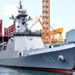 韓国海軍 新型フリゲート「テジョン」進水 艦名は朝鮮半島の交通の要所に由来