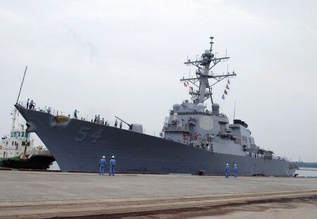 【米海軍】ミサイル駆逐艦「カーティス・ウィルバー」が台湾海峡を通航したと発表