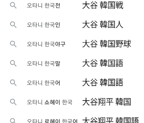 【韓国】「大谷　韓国系」と検索する韓国人が急増