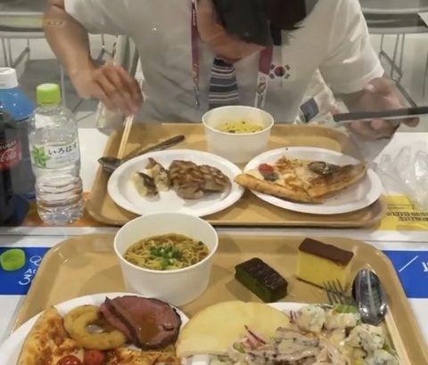 【爆笑】五輪選手村で韓国選手が放射能汚染懸念される福島産食材の食事画像流出、韓国内で大波紋へ