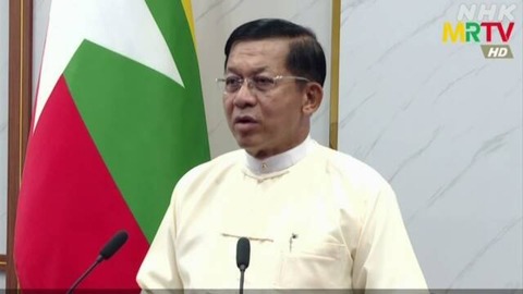 【ミャンマー軍/フライン司令官】「暫定政府」を発足「暫定首相」に就くと国営テレビで発表 “再来年8月までに総選挙” 反発強まるか