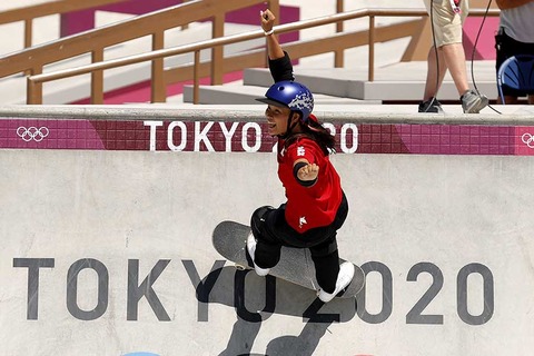 【東京五輪】四十住が金！開が銀！・・・スケートボード　女子パーク