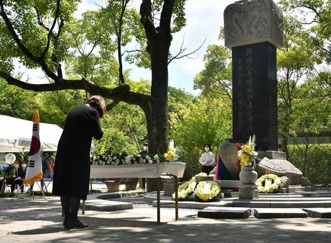 「核の恐ろしさ、共有しよう」韓国人原爆犠牲者を悼み慰霊祭　広島