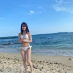 【NGT48】西潟茉莉奈（25）、太陽よりも眩しい白ビキニ姿公開！
