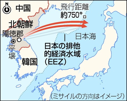 【挑発再開】北朝鮮、鉄道からミサイル発射　日本海の標的「正確打撃」
