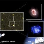 【ヤバイ】宇宙初期、ちりに隠された銀河　１３１億光年先、アルマ望遠鏡で発見