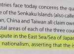 米高校教科書「独島は韓国人が甚だしい民族主義で領有権主張」　他にも「日本海」「満州属国」