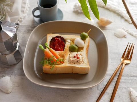 韓国発食パンアレンジ「４色トースト」が話題