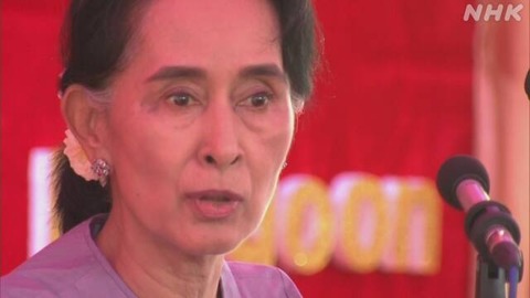 ミャンマー 拘束中のスー・チー氏に禁錮4年の判決