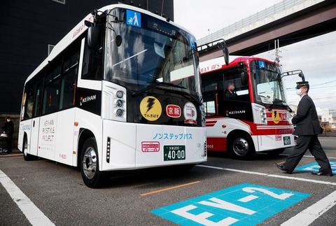 【バス】中国製EVが攻勢　京阪バス、京都では新たに電気バス運行　警戒も