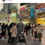 【モデル】本木雅弘の長男UTA、渋谷でサラリーマン風の姿に驚きの声「足なっが！」