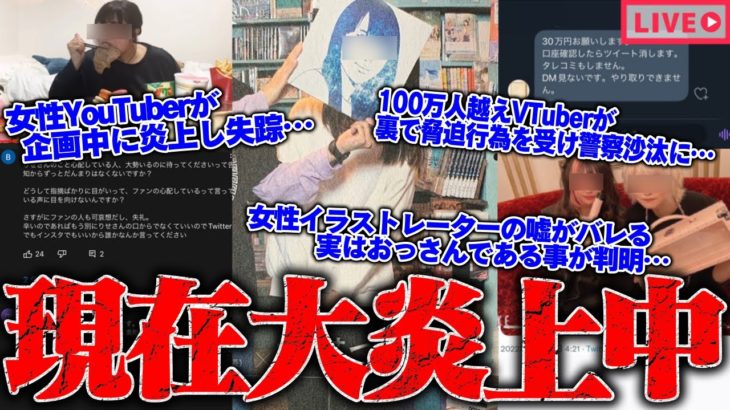 【トレパク炎上、継続！】ネカマ？絵師・古塔つみ、企業に注意喚起「ネット上の憶測には惑わされないようにお気を付けください」…コレコレが明かす【コトー先生語録！？】