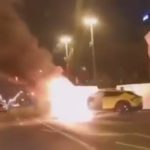 【ハンガリー】公道で韓国製EV車が走行中に炎上…電池も韓国製　コンクリ衝突で運転手は病院搬送