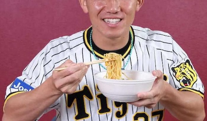 阪神・伊藤将　担々麺で開幕虎視“タンタン”　甲子園グルメ登場「淡々と抑える」