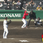【オープン戦】阪神１ー０広島　3回表1アウト2塁3塁のピンチで梅ちゃんバズーカ炸裂！！！