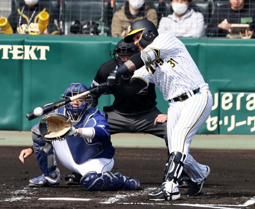 阪神マルテが難敵・大野雄から２安打「いい状態で打席に立てている」昨季９打数１安打