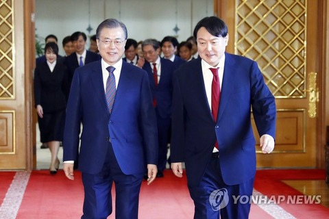【韓国】文大統領と尹錫悦氏の会合取りやめ　早くも対立か
