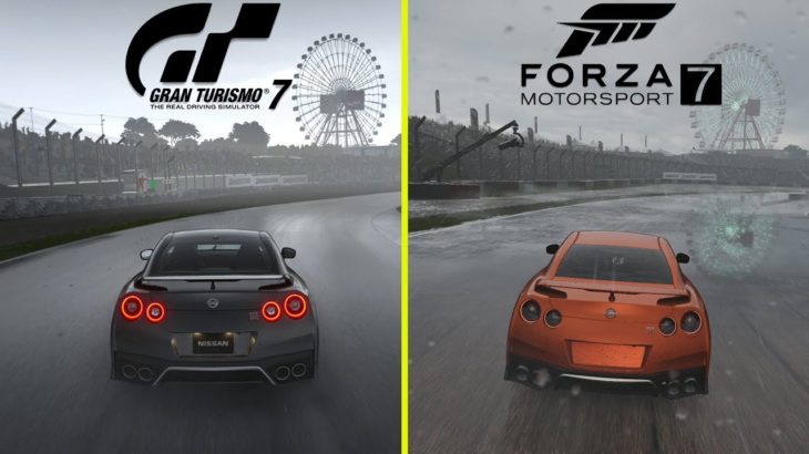 【悲報】Gran Turismo7が2017年発売のForza Motorsport7にグラフィックで勝ててないことが判明！