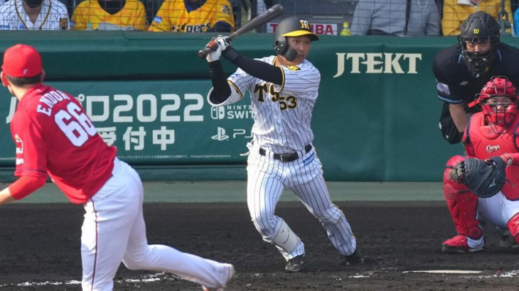 代打で左前に今季初安打の阪神・島田に矢野監督は「普通にいけばずっと１軍にいるような調子で来ていた」