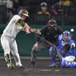 阪神　投手の伊藤将司が自ら先制打　昨季阪神戦防御率０・００の石田からプロ初打点