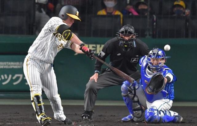 阪神　投手の伊藤将司が自ら先制打　昨季阪神戦防御率０・００の石田からプロ初打点