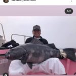 榎本加奈子さん、夫・佐々木主浩さんが超巨大魚を釣った姿を公開し驚きの声「でかー！すごー！」