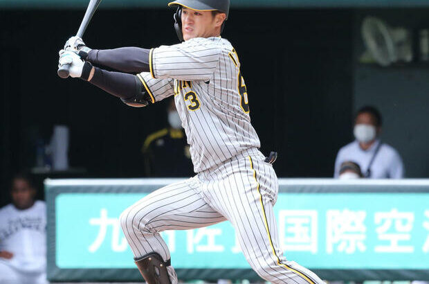 阪神　板山祐太郎が今季初１軍合流　広島戦の試合前練習に姿　今季２軍戦は２本塁打、12打点
