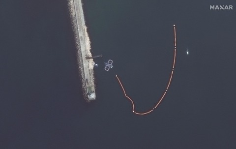 ロシア軍、イルカを軍事利用か　要衝セバストポリ港で艦船守る