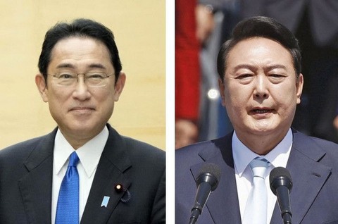 【日韓首脳】 韓国、岸田首相と会談打診　尹大統領と初の対面方式