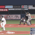 オリックス０ー４阪神　５回表　大山悠輔　2点タイムリーヒット