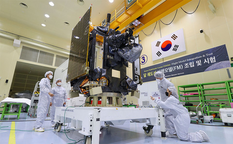 韓国初の月探査船「タヌリ」、来月5日に米の発射場に移送へ