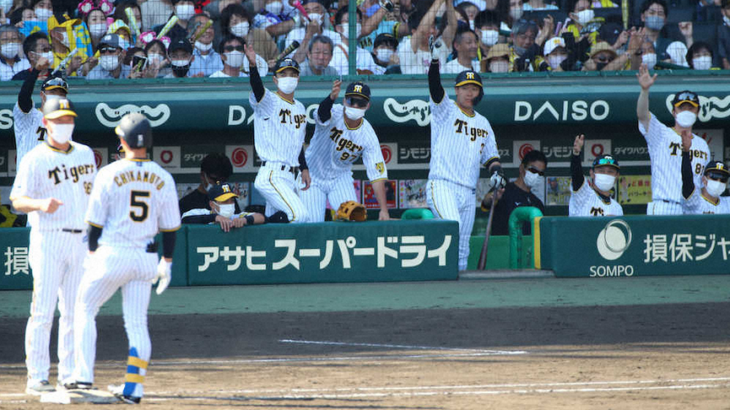 阪神の“不敗トリオ”が追加点奪取　島田、中野、近本の躍動に矢野監督も満足顔