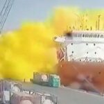 【事故】黄色い塩素ガス噴出 270人以上死傷　中東ヨルダンの港で