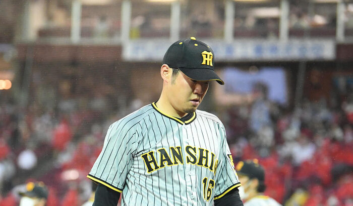 阪神　西勇輝今季ワーストタイ５失点で５敗目、連続クオリティースタートは７試合でストップ
