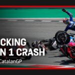 MotoGPカタルニアGP　転倒の中上貴晶、深刻な怪我は無し。巻き添えクラッシュのリンス共々さらなる検査で病院へ