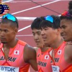 世界陸上・男子4×400mリレー決勝　日本が2分59秒51のアジア新記録！過去最高4位の大健闘　ウォルシュ「悔しいが、メダルはすぐそこだなと」