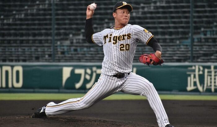 阪神　森木大智、聖地甲子園デビュー戦で６回無失点　155キロ直球軸にプロ最多の９奪三振