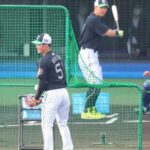 阪神・中野「悔しかった」打撃投手　佐藤輝の本塁打競争初戦敗退「ヒーローにさせたかった」
