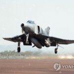 【韓国空軍】Ｆ４Ｅ戦闘機が黄海に墜落　操縦士２人は無事