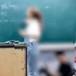 【韓国でしょ】教壇に寝転がって女性教師を下から撮影する中学生…「ここは本当に韓国なのか」