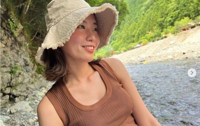 【芸能】稲村亜美“まさに健康美”夏らしいノースリーブ姿に反響「小麦色のマーメイド！」「めちゃめちゃ焼けたね」