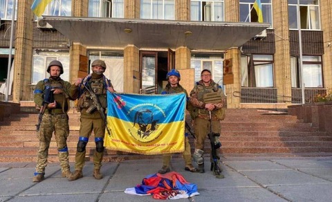 【電撃戦】ウクライナ軍がクピャンスク市中心部を確保、イジューム奪還も目前