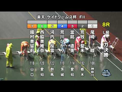 ガールズケイリンで大波乱！７人中６人落車！１位入線の選手が失格！３連単４２万！