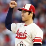 大谷翔平 13勝8敗 148回 2.43 196奪三振／.266 34本 89打点 OPS.892