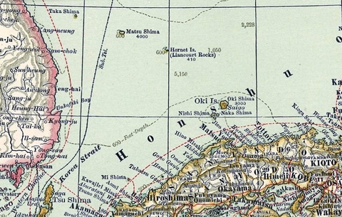 竹島、1897年の米国地図に日本領と分かる表記　島根大の准教授、新史料と明らかに