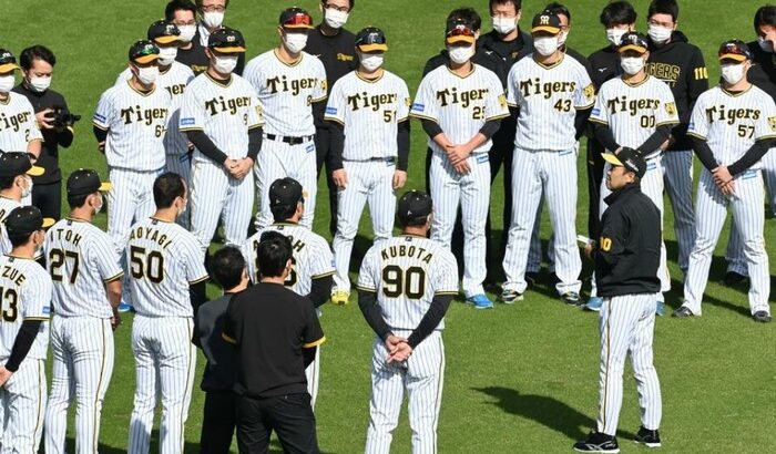 岡田阪神始動　湯浅「貫禄がありました。一緒に『アレ』を目指して頑張りたい」伊藤将「オーラがありましたね」